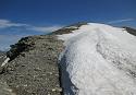 Mont Buet (3096 m) au sortir de sa crête sommitale